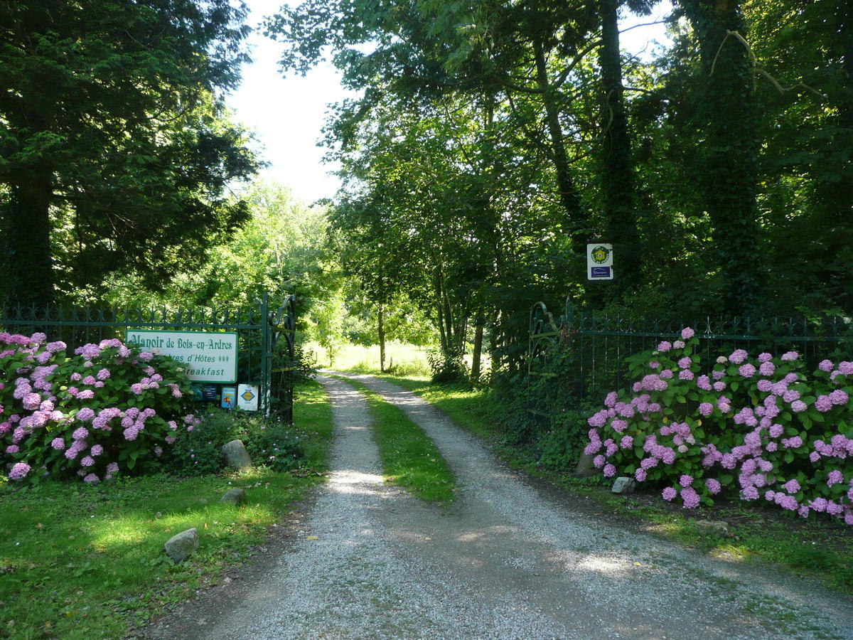 Manoir De Bois En Ardres Bagian luar foto